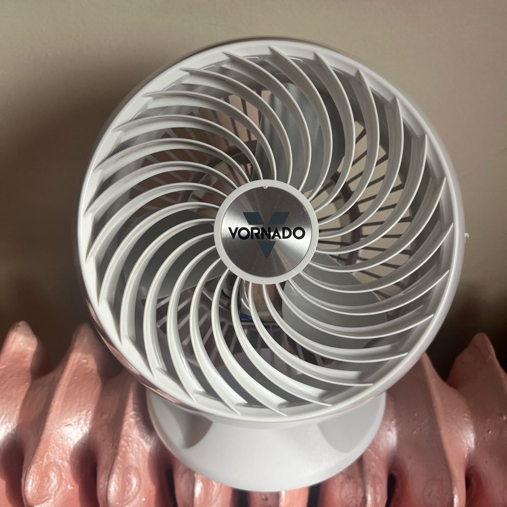 Vornado Small Whole Room Air Circulator Fan, White